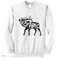 Eating Organic Bugling Bull Elk Wapiti Sweatshirt thumb 0
