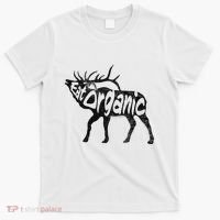 Eating Organic Bugling Bull Elk Wapiti T-Shirt thumb 0