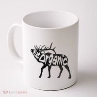 Eating Organic Bugling Bull Elk Wapiti Coffee Mug thumb 0