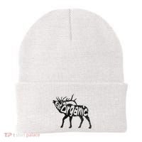 Eating Organic Bugling Bull Elk Wapiti Beanie thumb 0