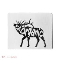 Eating Organic Bugling Bull Elk Wapiti Mousepad thumb 0