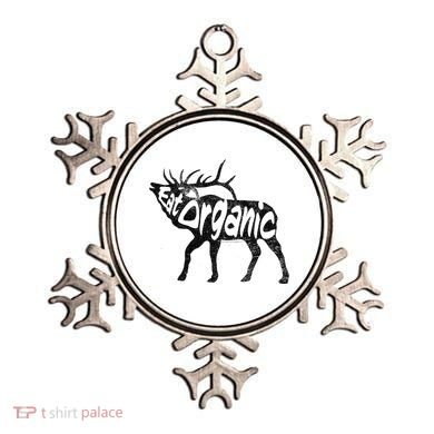 Eating Organic Bugling Bull Elk Wapiti Ornament