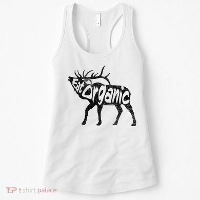 Eating Organic Bugling Bull Elk Wapiti Women's Tank Top