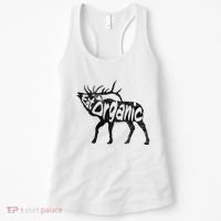 Eating Organic Bugling Bull Elk Wapiti Women's Tank Top thumb 0