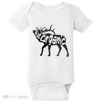 Eating Organic Bugling Bull Elk Wapiti Baby Bodysuit thumb 0