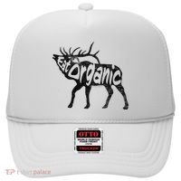 Eating Organic Bugling Bull Elk Wapiti Hat thumb 0