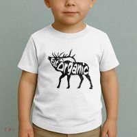 Eating Organic Bugling Bull Elk Wapiti Toddler T-Shirt thumb 2