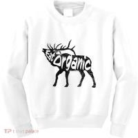 Eating Organic Bugling Bull Elk Wapiti Kids Sweatshirt thumb 0