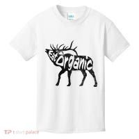 Eating Organic Bugling Bull Elk Wapiti Kids T-Shirt thumb 0