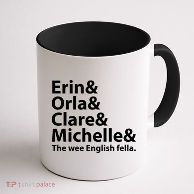 Erin Orla Clare Michelle And The Wee English Fella Coffee Mug back