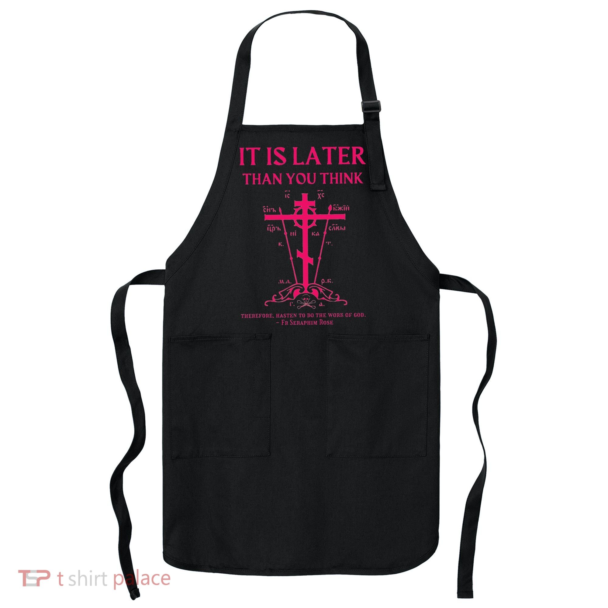 Eastern Orthodox Christian Seraphim Rose Calvary Cross Apron