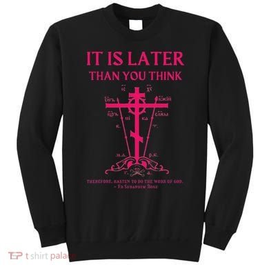 Eastern Orthodox Christian Seraphim Rose Calvary Cross Sweatshirt