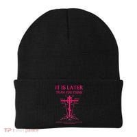 Eastern Orthodox Christian Seraphim Rose Calvary Cross Beanie thumb 0