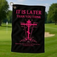 Eastern Orthodox Christian Seraphim Rose Calvary Cross Golf Towel thumb 1