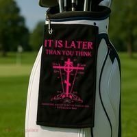 Eastern Orthodox Christian Seraphim Rose Calvary Cross Golf Towel thumb 2