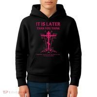 Eastern Orthodox Christian Seraphim Rose Calvary Cross Kids Hoodie thumb 4