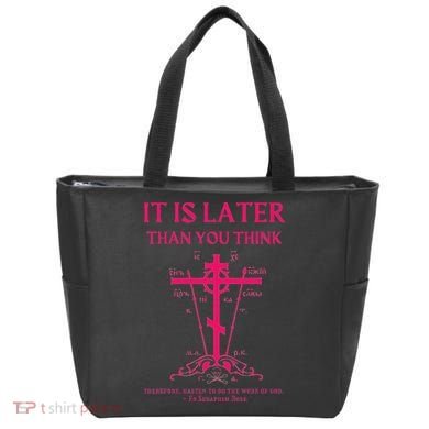 Eastern Orthodox Christian Seraphim Rose Calvary Cross Tote Bag