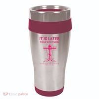Eastern Orthodox Christian Seraphim Rose Calvary Cross 16oz Travel Tumbler thumb 0