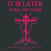 Eastern Orthodox Christian Seraphim Rose Calvary Cross Infant Baby Jersey Bodysuit thumb 2