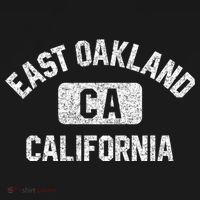 East Oakland Ca California Gym Style Distressed White Print Gift Bucket Hat thumb 4