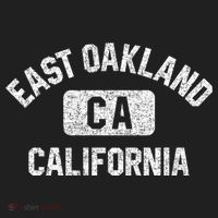 East Oakland Ca California Gym Style Distressed White Print Gift Hat thumb 2