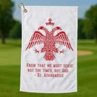 Eastern Orthodox Christian Golf Towel thumb 1