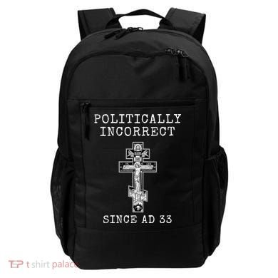 Eastern Orthodox Christian Cross Politically Incorrect Backpack