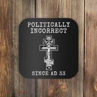 Eastern Orthodox Christian Cross Politically Incorrect Coaster thumb 0