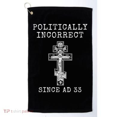 Eastern Orthodox Christian Cross Politically Incorrect Golf Towel