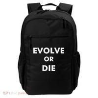Evolve Or Die Funny Quote Backpack thumb 0