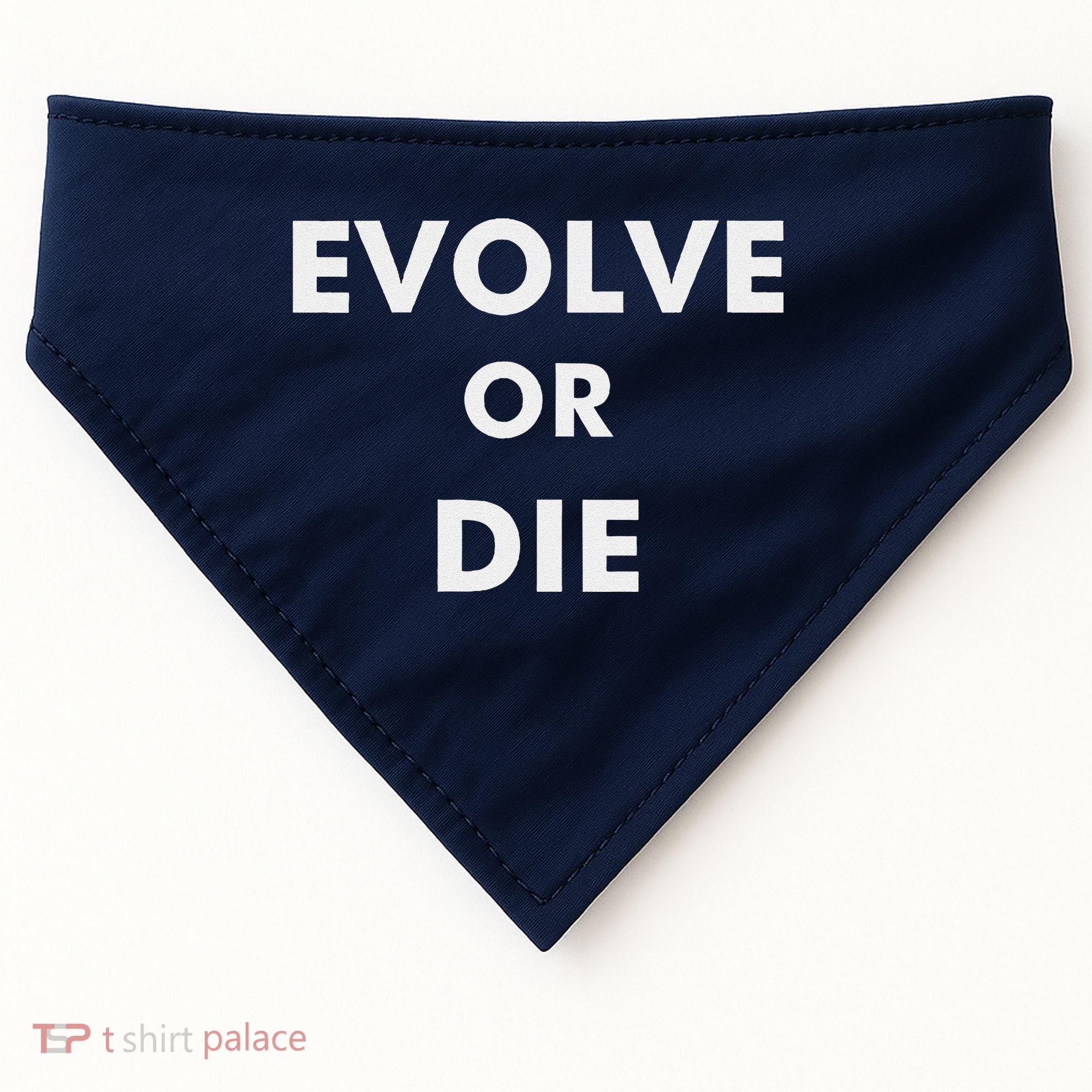 Evolve Or Die Funny Quote USA-Made Doggie Bandana