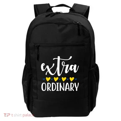 Extra Ordinary Down Syndrome Awareness Backpack