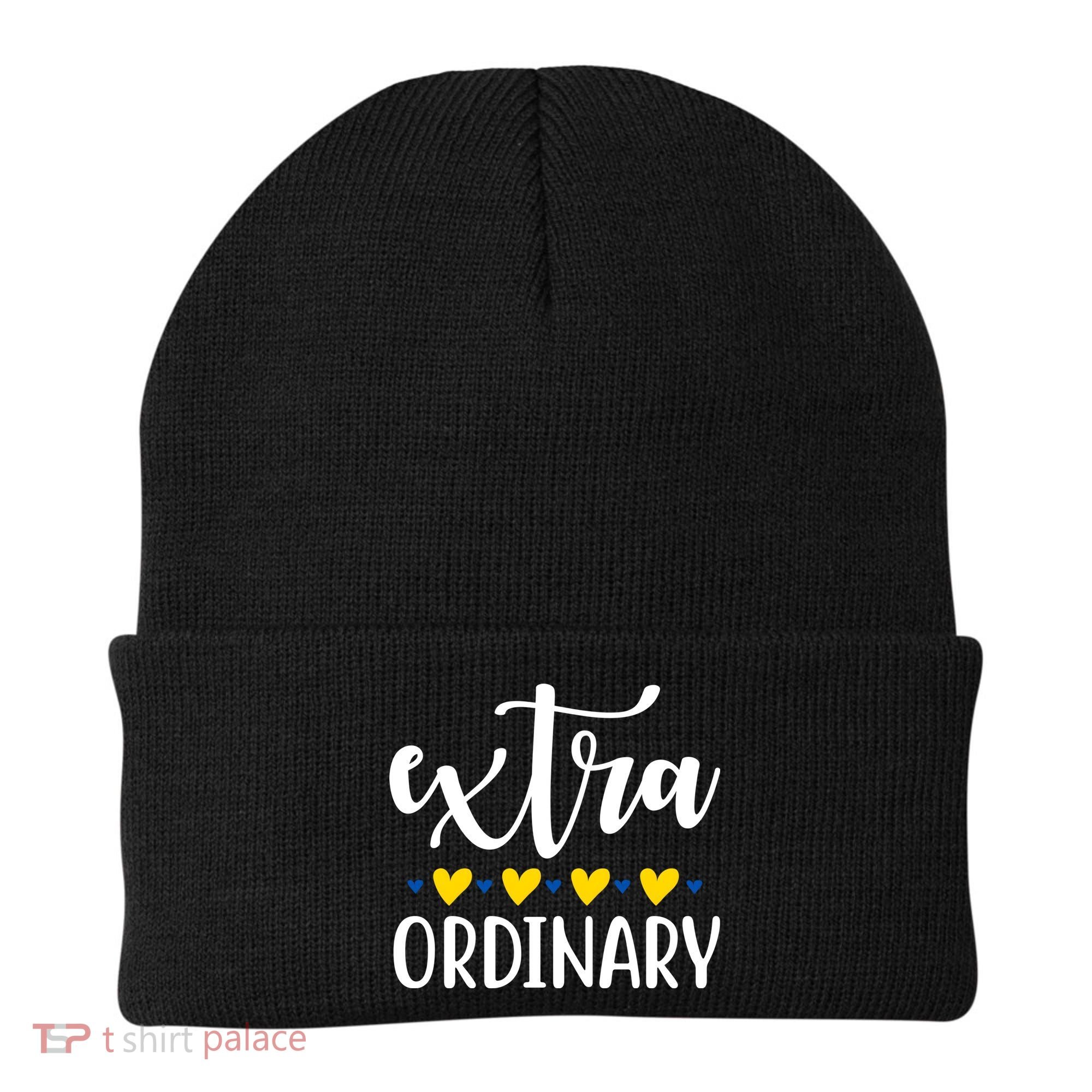 Extra Ordinary Down Syndrome Awareness Beanie