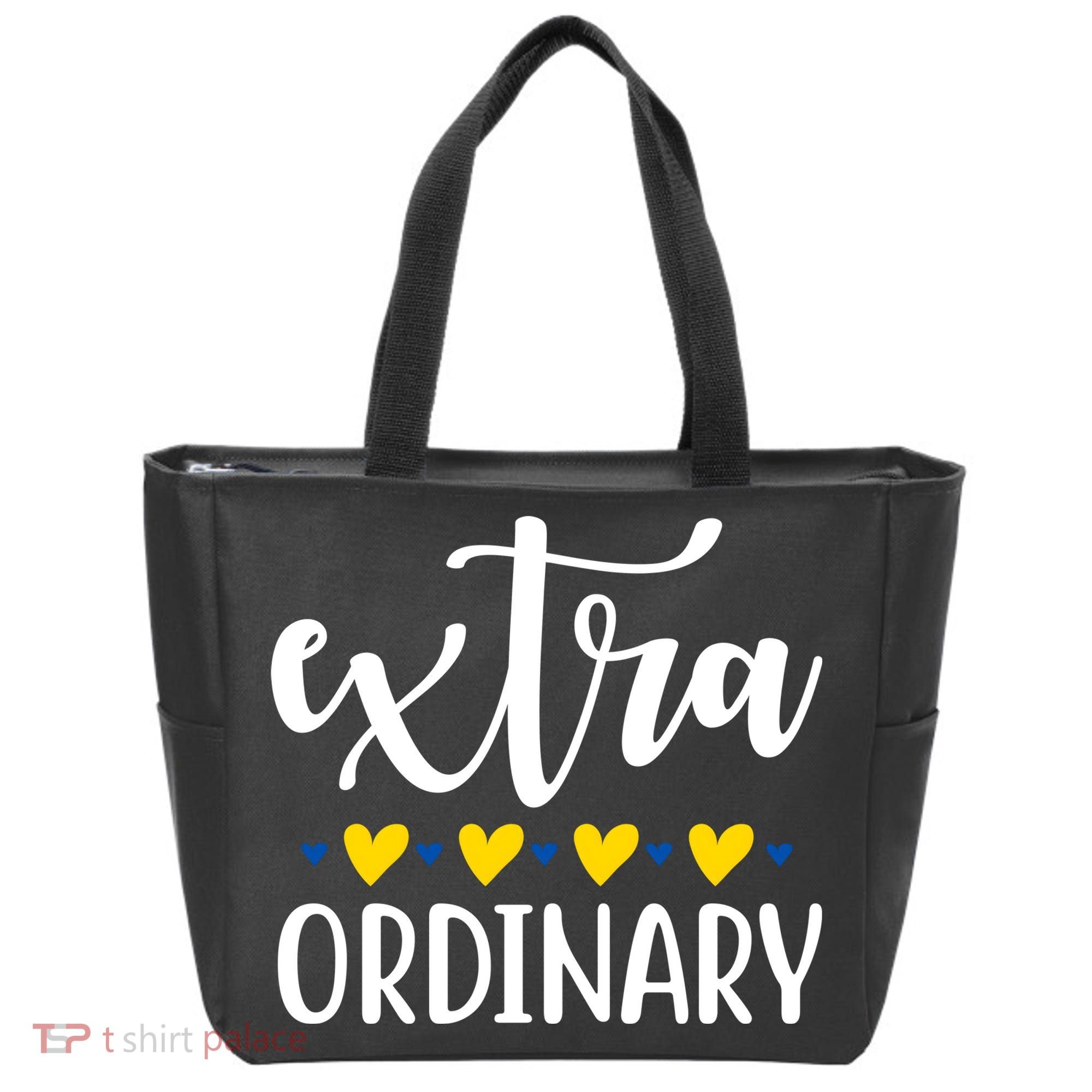 Extra Ordinary Down Syndrome Awareness Tote Bag