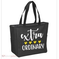 Extra Ordinary Down Syndrome Awareness Tote Bag thumb 2
