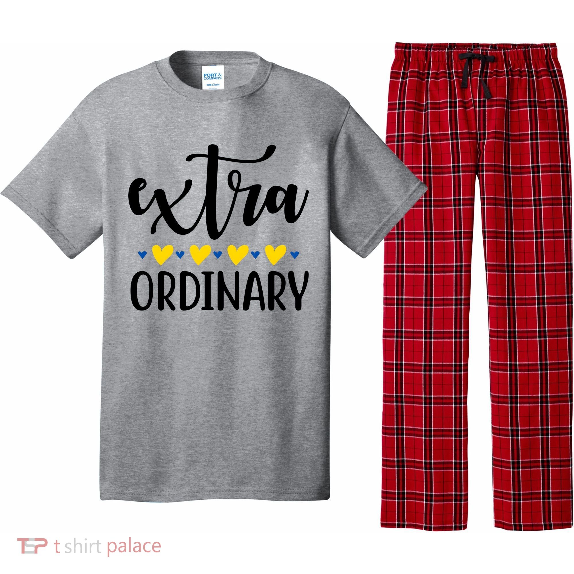 Extra Ordinary Down Syndrome Awareness Pajama Set