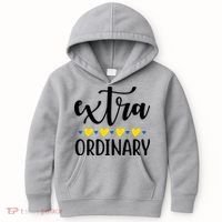 Extra Ordinary Down Syndrome Awareness Kids Hoodie thumb 0