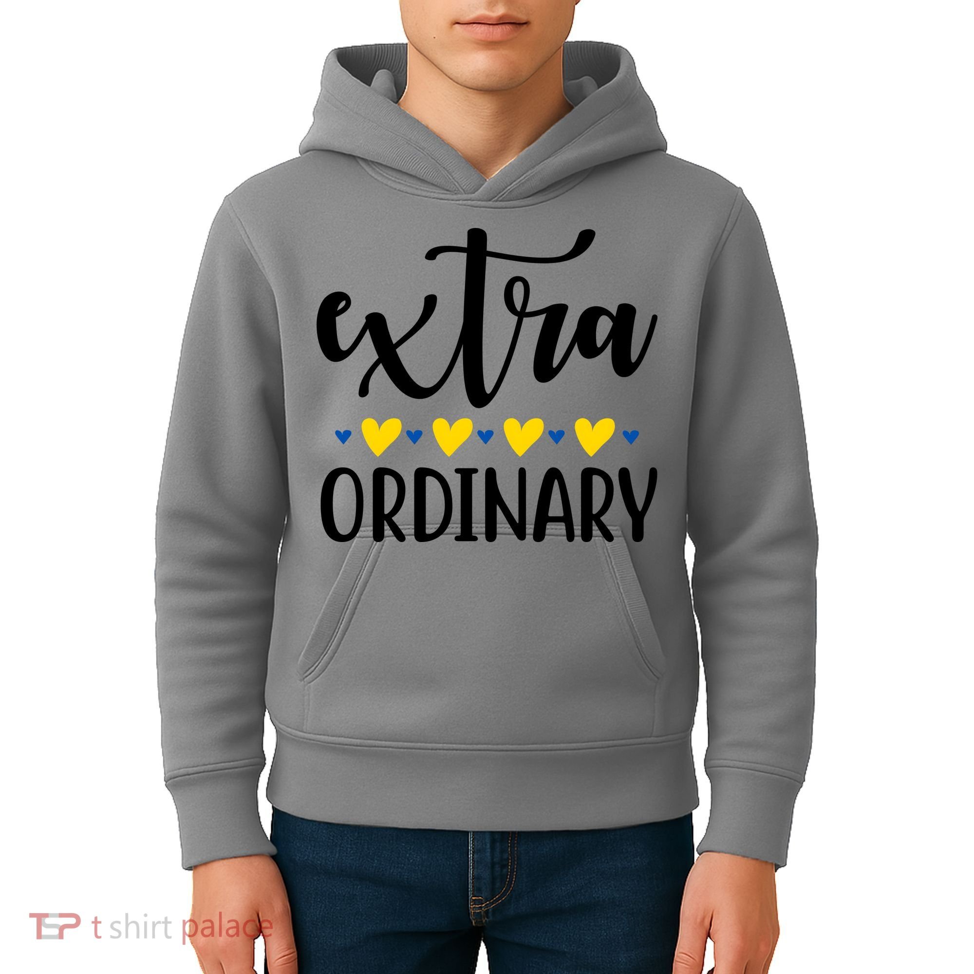 Extra Ordinary Down Syndrome Awareness Kids Hoodie