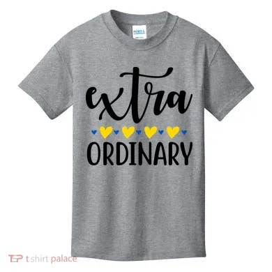 Extra Ordinary Down Syndrome Awareness Kids T-Shirt