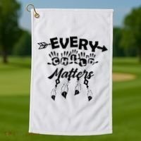 Every Orange Day Child Kindness All The Children Matters Golf Towel thumb 1