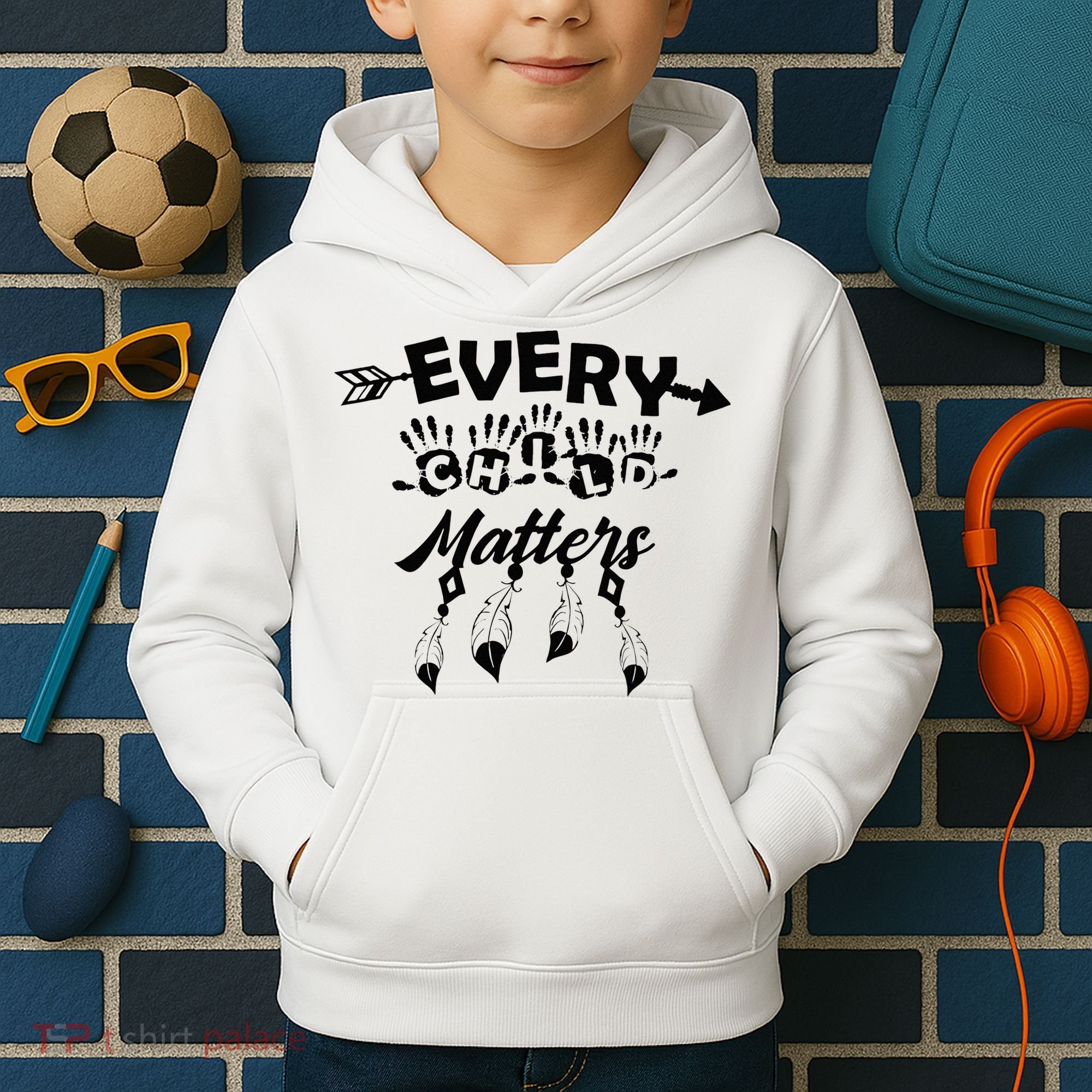 Every Orange Day Child Kindness All The Children Matters Kids Hoodie