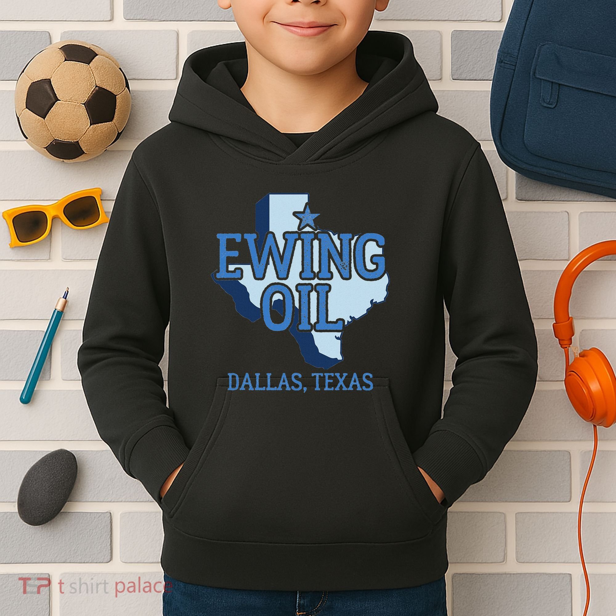 Ewing Oil Kids Hoodie