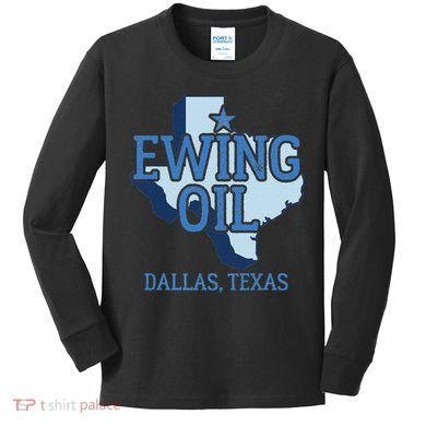 Ewing Oil Kids Long Sleeve Shirt