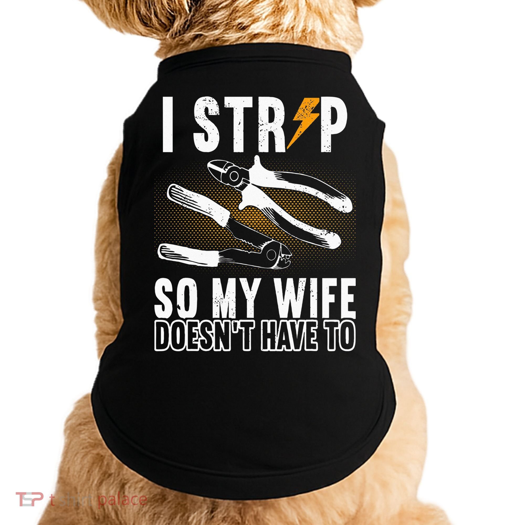 Electrician Outfit Electrical Technicain Tools Doggie Tank