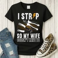 Electrician Outfit Electrical Technicain Tools Women's T-Shirt thumb 3