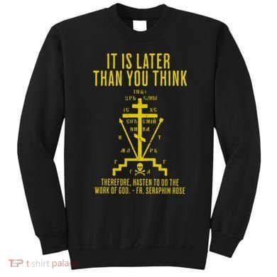 Eastern Orthodox Fr. Seraphim Rose Cross Gift Sweatshirt