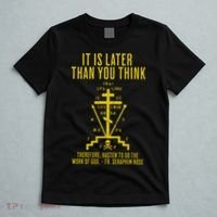 Eastern Orthodox Fr. Seraphim Rose Cross Gift T-Shirt thumb 5