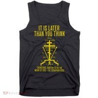 Eastern Orthodox Fr. Seraphim Rose Cross Gift Tank Top thumb 0