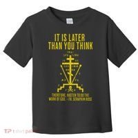Eastern Orthodox Fr. Seraphim Rose Cross Gift Toddler T-Shirt thumb 0