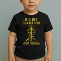 Eastern Orthodox Fr. Seraphim Rose Cross Gift Toddler T-Shirt thumb 2